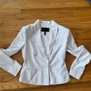 BCBGMaxAzria Classic White Blazer